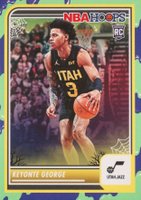 2023 Panini NBA Haunted Hoops #98 Keyonte George Slime Basketball Card