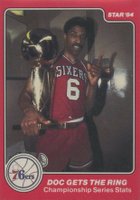 1983 Star Sixers Champions #22 Julius Erving Basketball Card