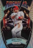 2020 Panini Prizm Fireworks #F6 Mike Trout Silver Prizm Baseball Card