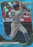 2020 Panini Prizm #117 Mookie Betts Carolina Blue Prizm Baseball Card