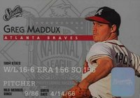 1995 Studio #6 Greg Maddux Baseball Card