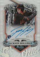 2024 Bowman Sterling Sterling Tek Autographs #STAJH Jackson Holliday Baseball Card