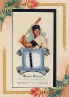 2006 Topps Allen & Ginter Framed Relics #AGRMM Mickey Mantle Baseball Card