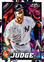 2022 Topps Fire #120 Aaron Judge Baseball Card
