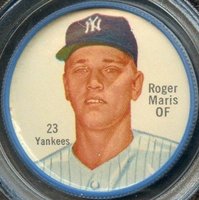 1962 Salada-Junket Coin #23 Roger Maris Baseball Card