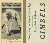 1916 Gimbels #133 Oliver O'Mara Baseball Card