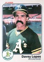 1983 Fleer #524 Dave Lopes Baseball Card