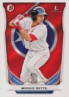 2014 Bowman Prospects  #BP109 Mookie Betts State And Hometown Baseball Card