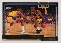 1992 Topps Gold #188 Tim Hardaway Basketball Card