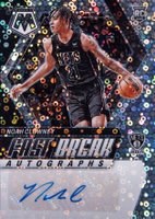 2023 Panini Mosaic Fast Break Autographs #FBCWY Noah Clowney Basketball Card