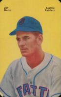 1952 Mother's Cookies #2 Jim Davis Baseball Card