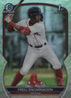 2023 Bowman Chrome Prospects #BCP117 Freili Encarnacion Lunar Glow Refractor Baseball Card