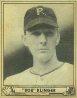 1940 Play Ball #165 Bob Klinger Baseball Card
