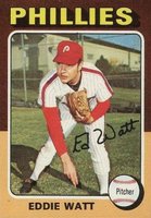 1975 Topps #374 Eddie Watt Baseball Card