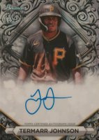 2023 Bowman Sterling Prospect Autographs #PATJ Termarr Johnson Sterling Silver Baseball Card
