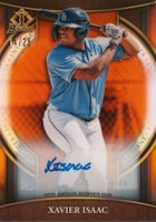 2023 Bowman Invicta #BI5 Xavier Isaac Autograph-Orange Refractor Baseball Card
