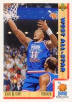 1991 Upper Deck #466 Karl Malone Basketball Card