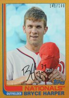 2013 Topps Archives #100 Bryce Harper Gold Baseball Card