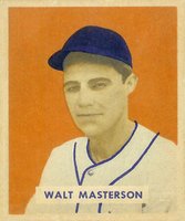 1949 Bowman #157 Walt Masterson Baseball Card