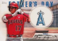 2023 Topps Father's Day Commemorative Team Patch #FDSO Shohei Ohtani Baseball Card