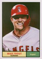 2018 Topps Throwback Thursday #185 Mike Trout Baseball Card