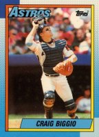 1990 Topps Tiffany #157 Craig Biggio Baseball Card