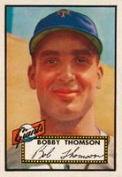 1952 Topps #313 Bobby Thomson Baseball Card