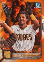 2022 Bowman Chrome Sapphire Edition #12 CJ Abrams SP-Orange Baseball Card