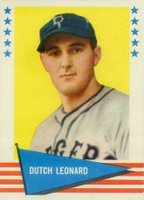 1961 Fleer #121 Dutch Leonard Baseball Card