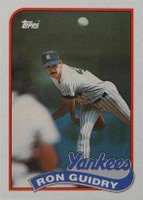 1989 Topps #255 Ron Guidry Baseball Card