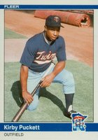 1984 Fleer Update #U-93 Kirby Puckett Baseball Card