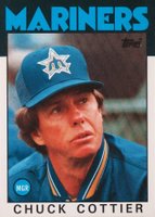 1986 Topps #141c Chuck Cottier Baseball Card