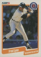 1990 Fleer #609 Fred Lynn Baseball Card