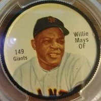 1962 Shirriff Coins #149 Willie Mays Baseball Card