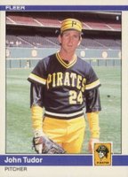 1984 Fleer Update #U-120 John Tudor Baseball Card