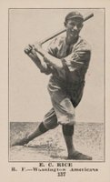 1917 Collins-McCarthy #137 Sam Rice Baseball Card