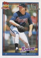 1991 Topps Desert Shield #514 Michael Stanton Baseball Card