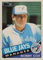 1985 Topps Tiffany #411 Bobby Cox Baseball Card