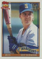 1991 Topps Desert Shield #681 Jeff Schaefer Baseball Card