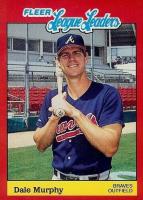 1989 Fleer League Leaders #28 Dale Murphy Baseball Card