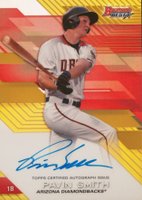 2017 Bowman's Best Best of 2017 Autograph #B17PS Pavin Smith Gold Refractor Baseball Card