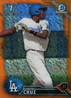 2016 Bowman Chrome Prospects #BCP204 Oneal Cruz Orange Shimmer Baseball Card