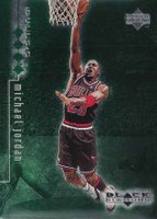 1998 Upper Deck Black Diamond #12 Michael Jordan Quadruple Basketball Card