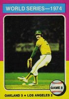 1975 Topps Mini #463 World Series Game 3 Baseball Card