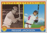 1983 O-Pee-Chee #219 Reggie Jackson Super Veteran Baseball Card