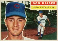 1956 Topps #124 Don Kaiser Gray Back Baseball Card