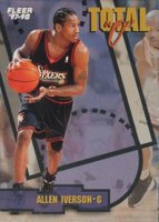 1997 Fleer Total O #4 Allen Iverson Basketball Card