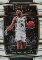 2021 Panini Select #21 Cameron Thomas White Prizm Basketball Card