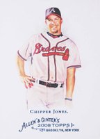 2008 Topps Allen & Ginter #175 Chipper Jones Baseball Card