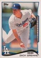 2014 Topps #142 Zack Greinke Baseball Card